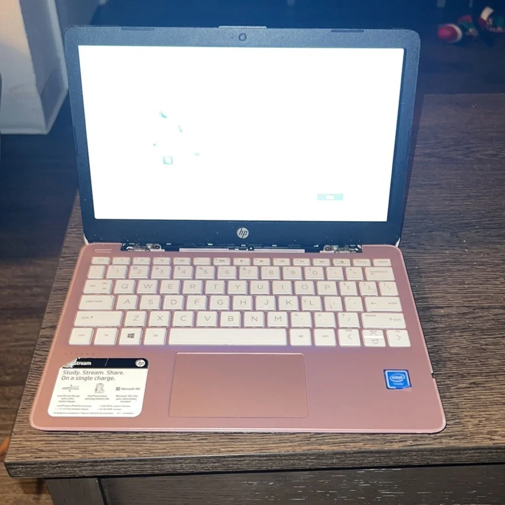 Pink hp Chromebook